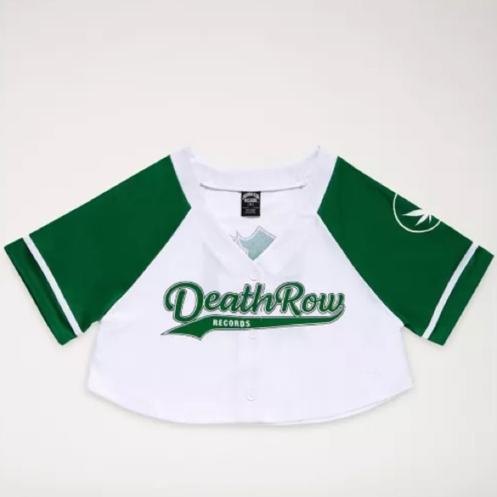•Keep it Hip Hop•Death Row Records Baseball Crop Jersey
